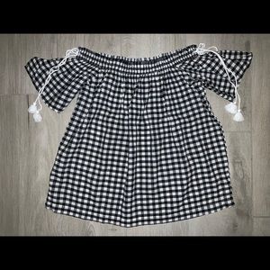 Loft off the shoulder shirt